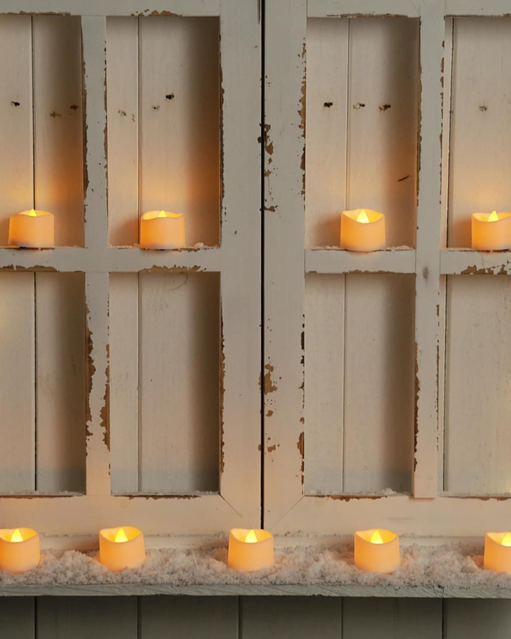 Flameless LED Tea Light Candles, Pack of 12