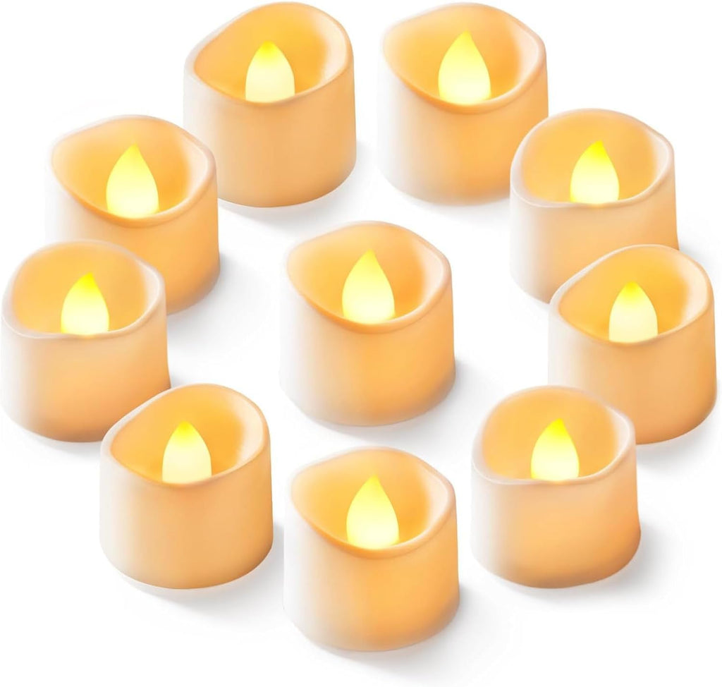 Flameless LED Tea Light Candles, Pack of 12