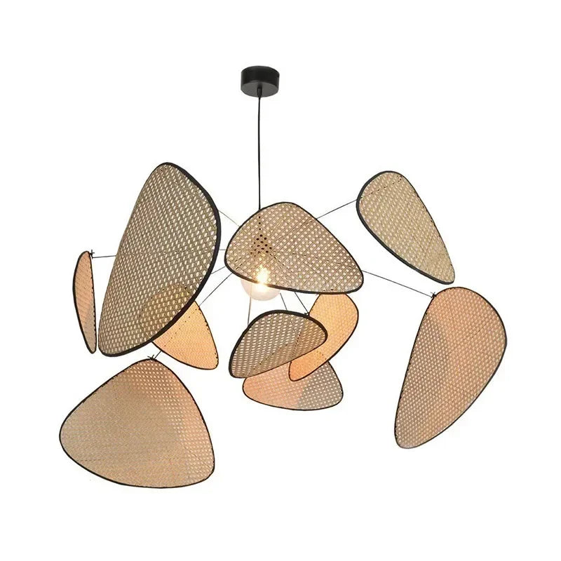 Cane Petal Pendant Light