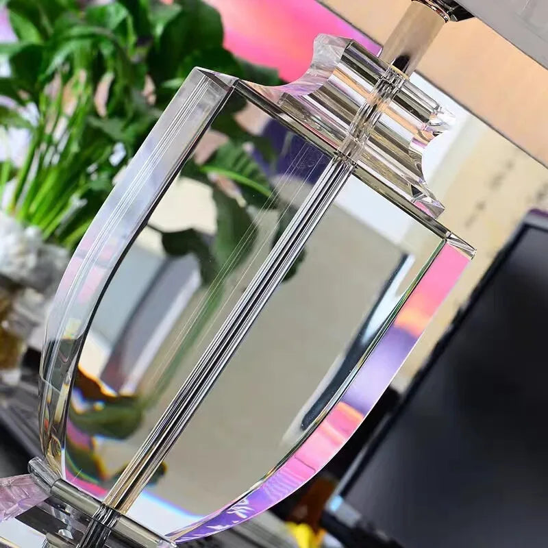 Crystal Urn Table Lamp