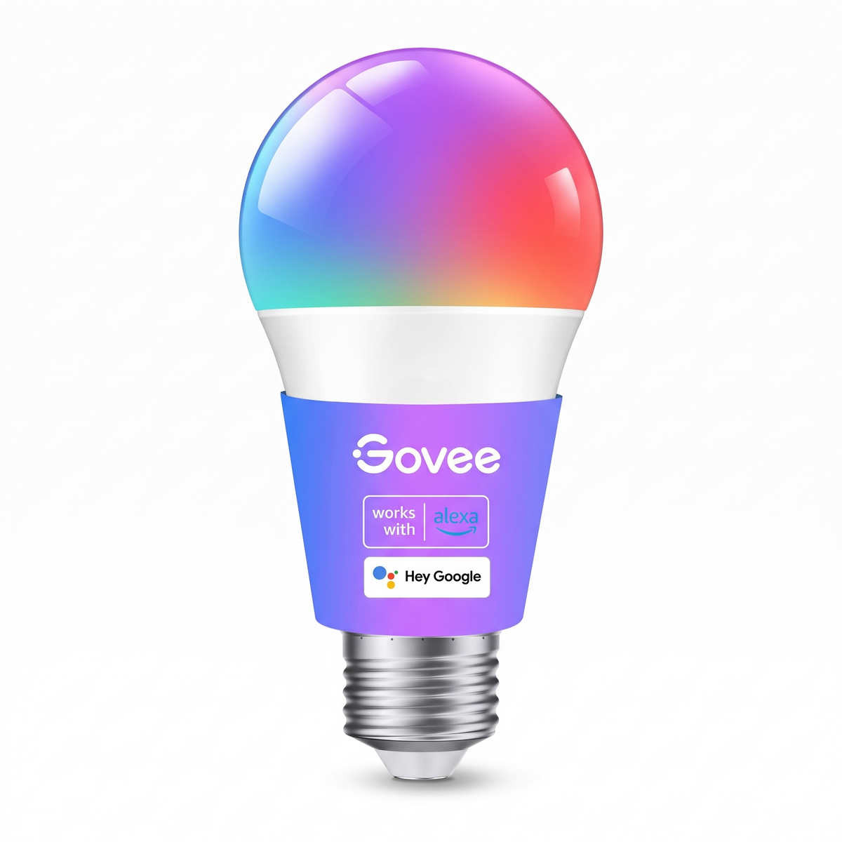 Govee LED Smart Bulb E27, RGBWW Dimmable, 800LM, Pack of 1