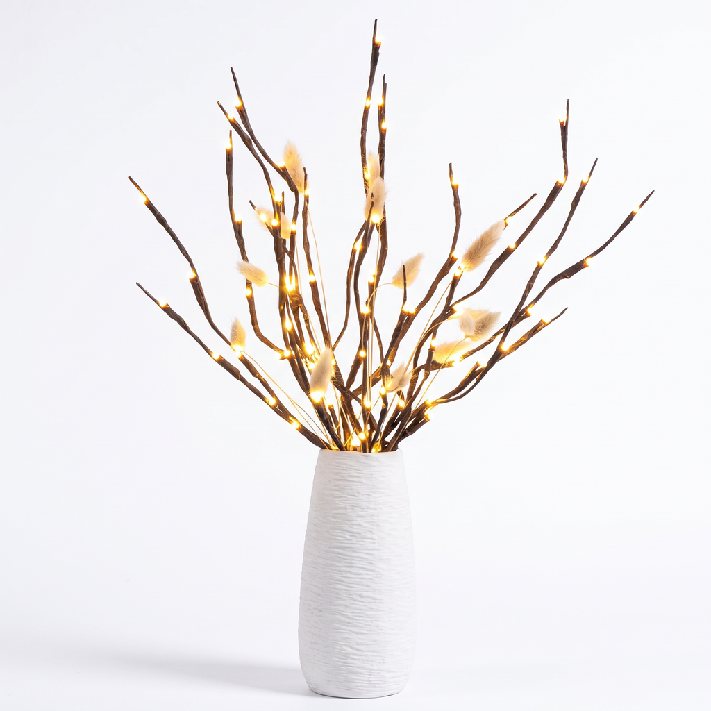 White Birch Branch LED Light, 20 LED
