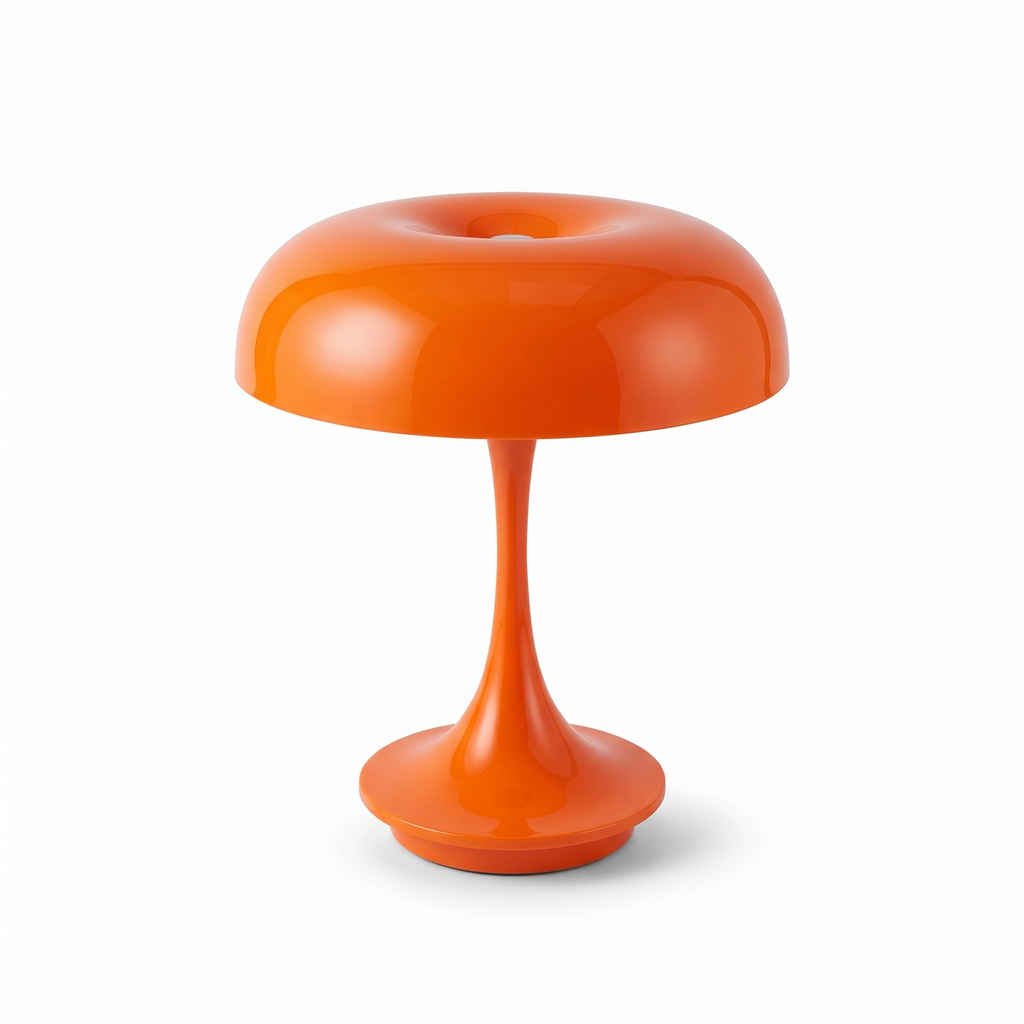 Retro Mushroom Table Lamp, Rechargeable