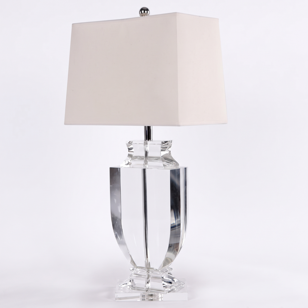 Crystal Urn Table Lamp